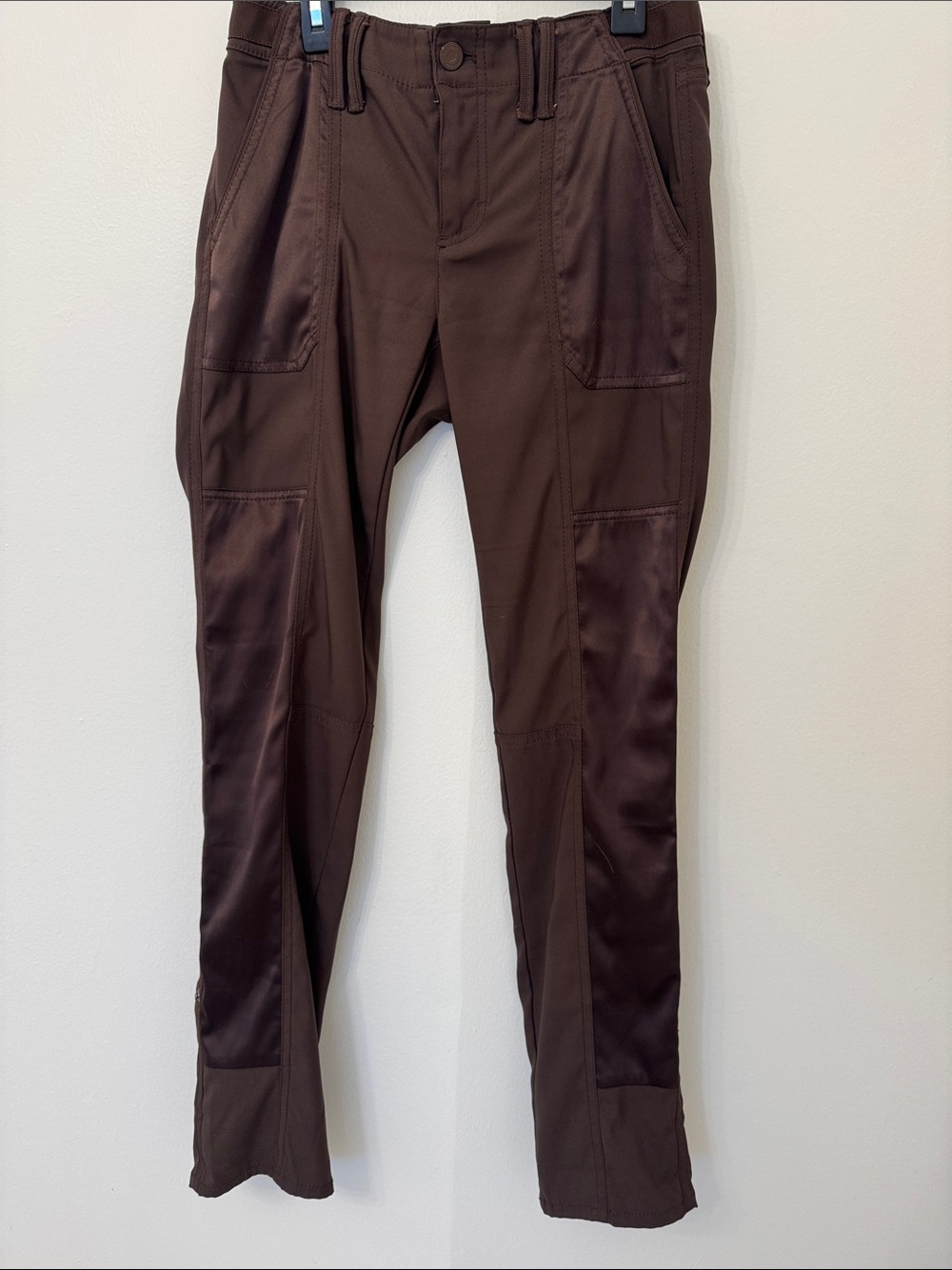 White House Black Market Skinny Pants in Dark Brown